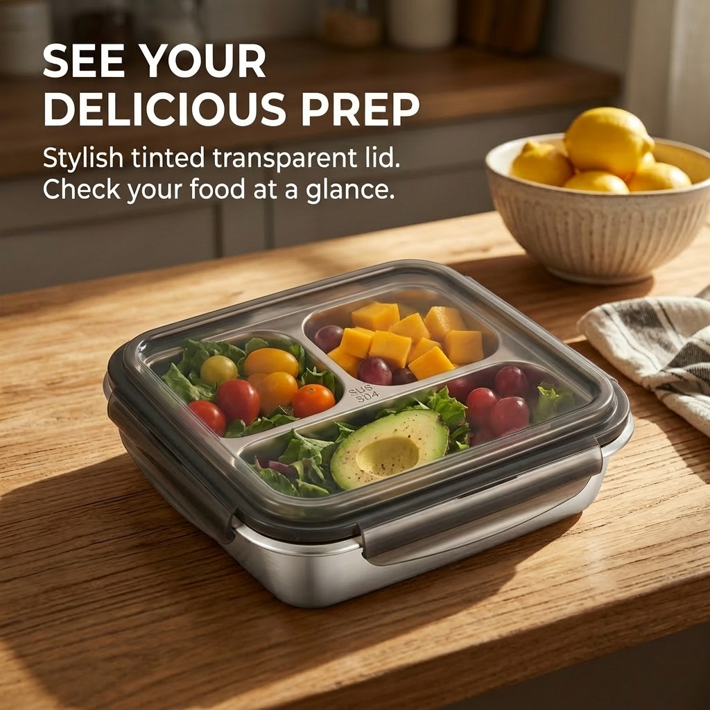 Large Capacity Lunch Container - Meal Prep Bowl recension och pris