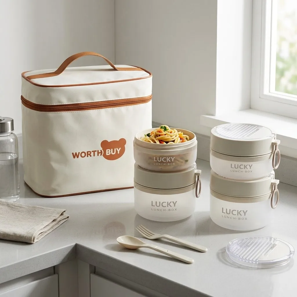 Stackable Plastic Bento Box Se - Meal Prep Or Prep Meal recension och pris