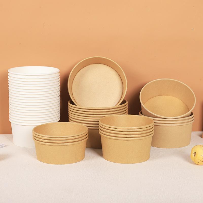 【CC】25Sets 1300Ml Paper Bowls  - Meal Prep Bowl recension och pris