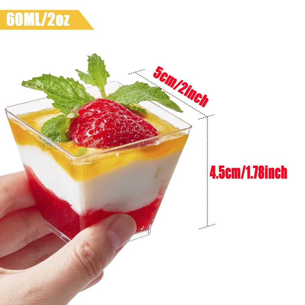 10Pcs Yogurt Cup Disposable Mo - Sauce Dipping Cup recension och pris